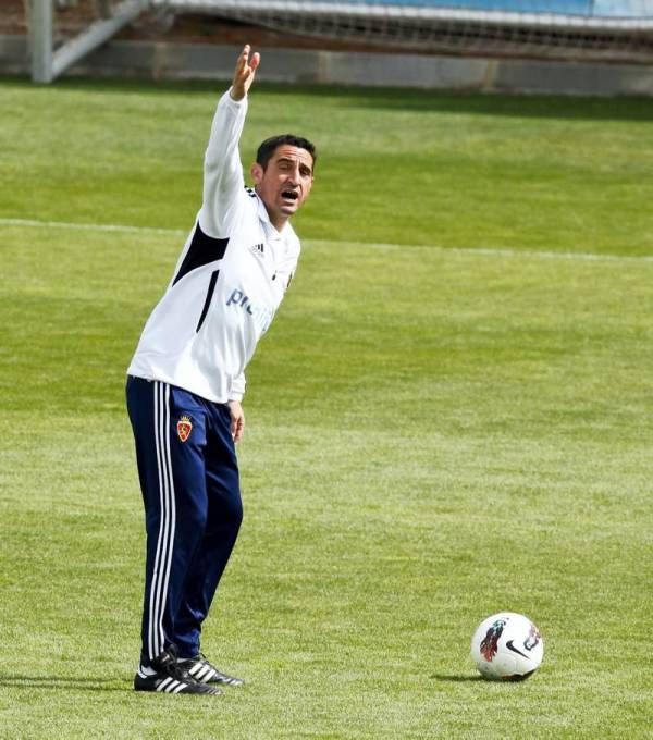 Imágenes del entrenamiento del Real Zaragoza