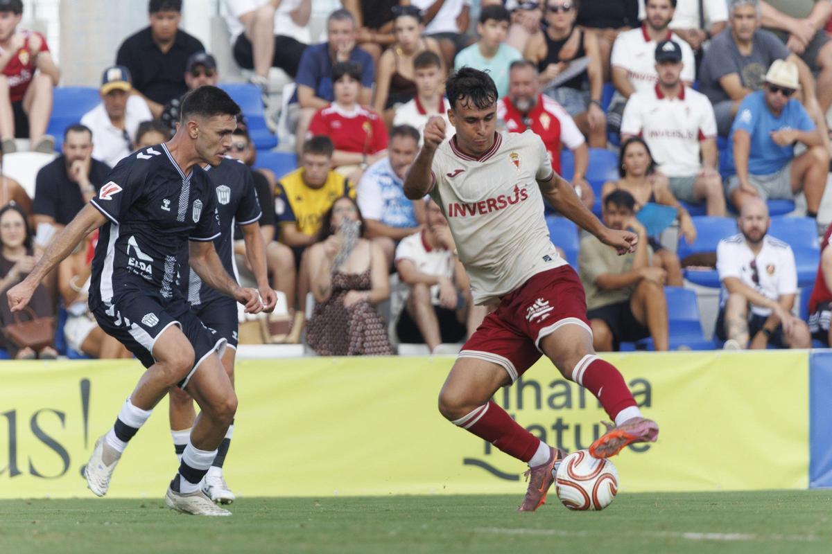 Las mejores imágenes de la primera victoria de pretemporada del Real Murcia frente al Eldense