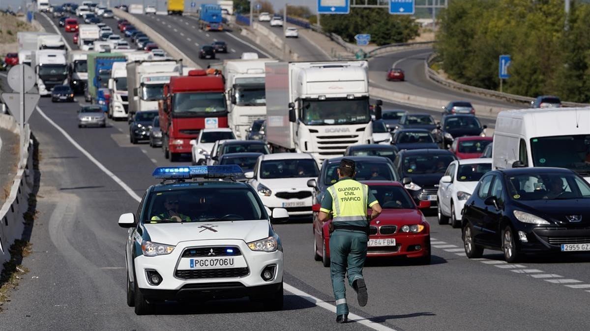 Guardia Civil autovia controles