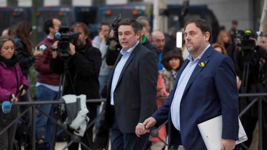 Junqueras llega a la Audiencia Nacional