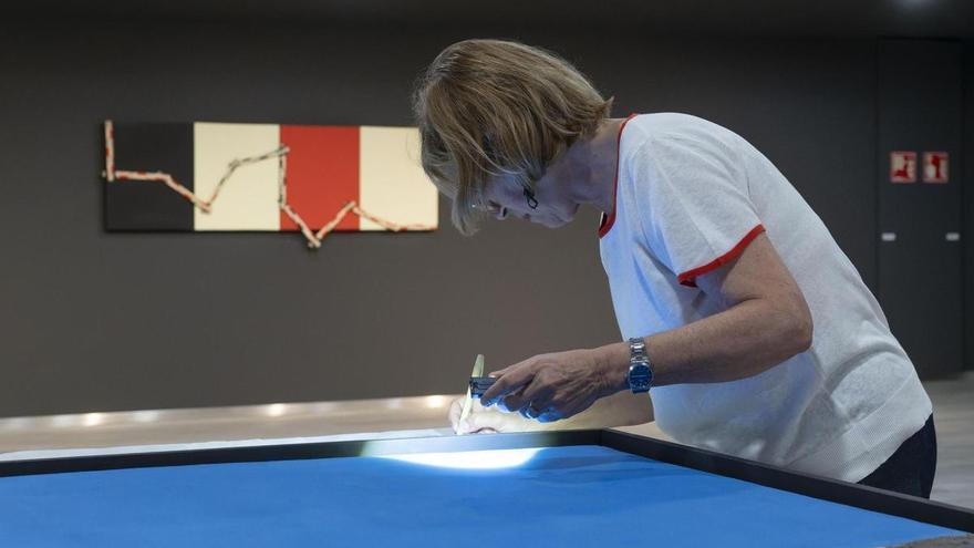 La exposición monográfica de Gustavo Torner de la Fundación Bancaja ya coge forma en València