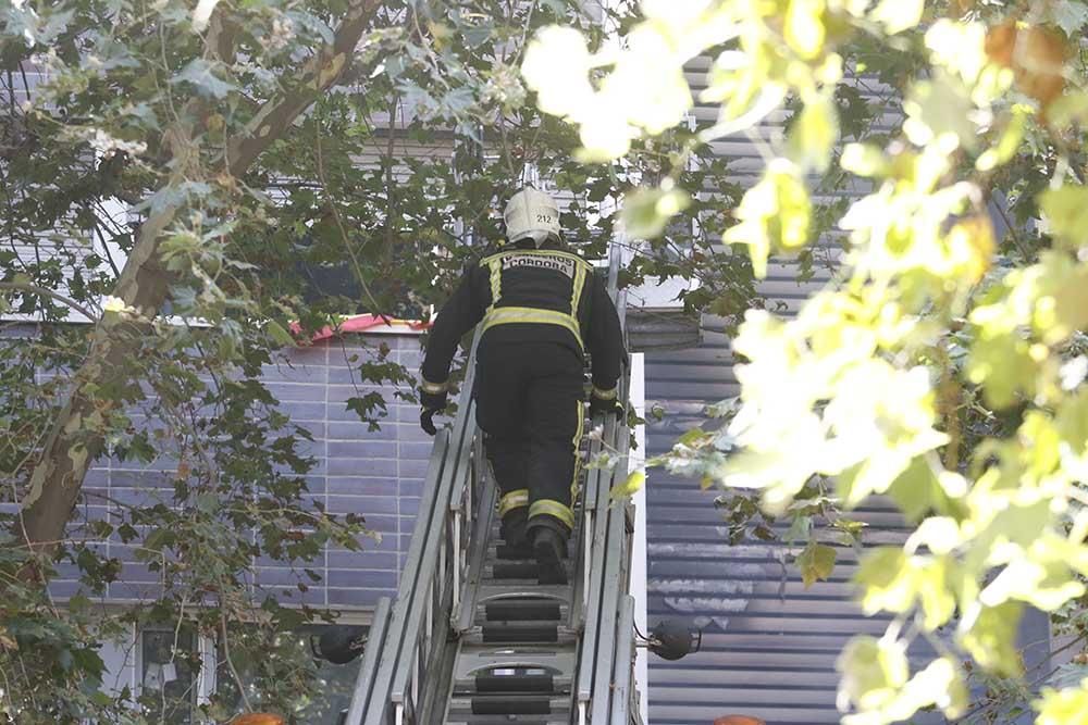 Incendio en Gran Capitán