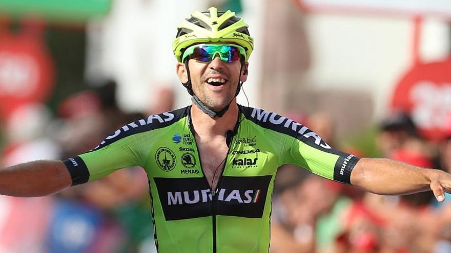 Mikel Iturria, ganador de la 11ª etapa de la Vuelta a España