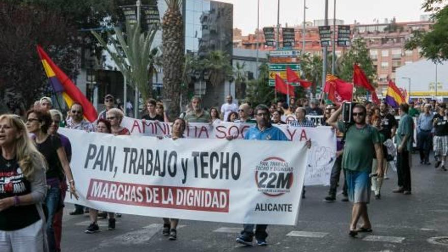 La Marcha de la Dignidad vuelve a las calles de Alicante