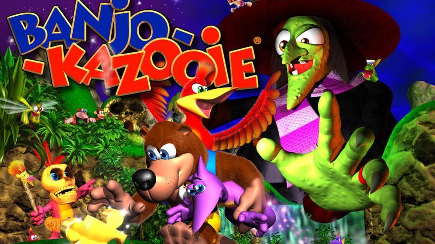 Imagen del videojuego &#039;Banjo-Kazooie&#039;.