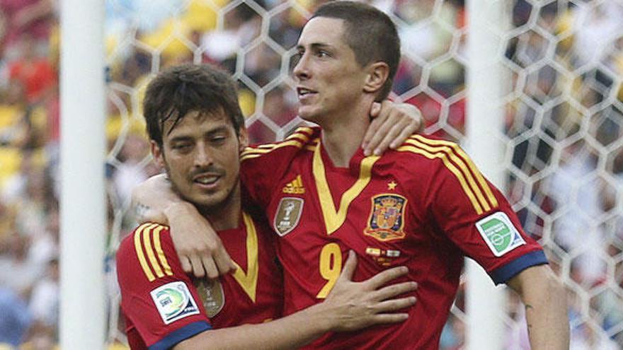 Del Bosque prueba con Silva y Fernando Torres