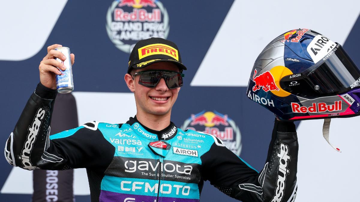 David Alonso, piloto del CFMoto Aspar Team de Moto3