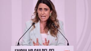 La portavoz del Govern, Patrícia Plaja, este martes.