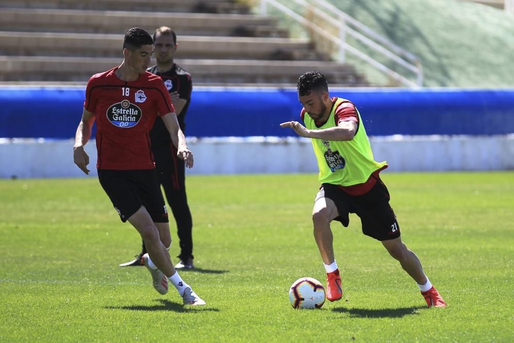 El Dépor prepara en Benidorm el partido del Elche