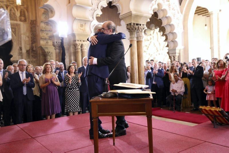 Toma de posesión de Javier Lambán como presidente de Aragón