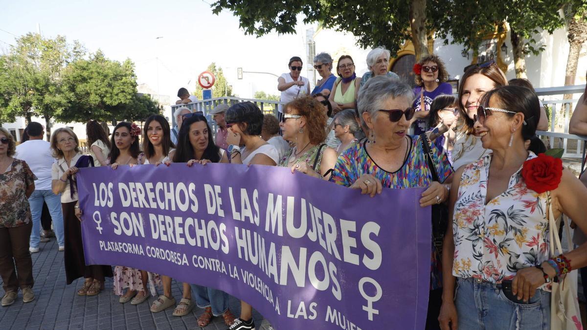Concentración mensual de la Plataforma Cordobesa contra la Violencia a las Mujeres.