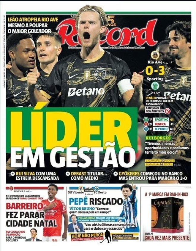 Estas son las portadas de la prensa deportiva de hoy, domingo 19 de enero del 2025