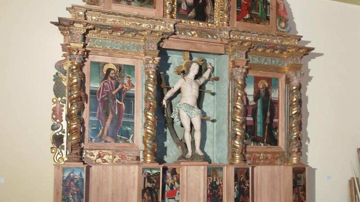 Retablo de San Sebastián de Magallón.