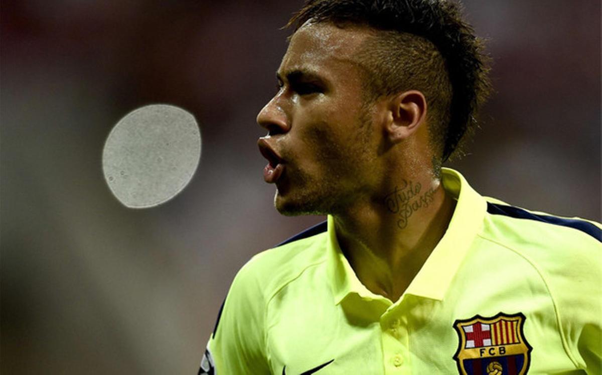 Neymar 'caza' a Cristiano Ronaldo en la Champions