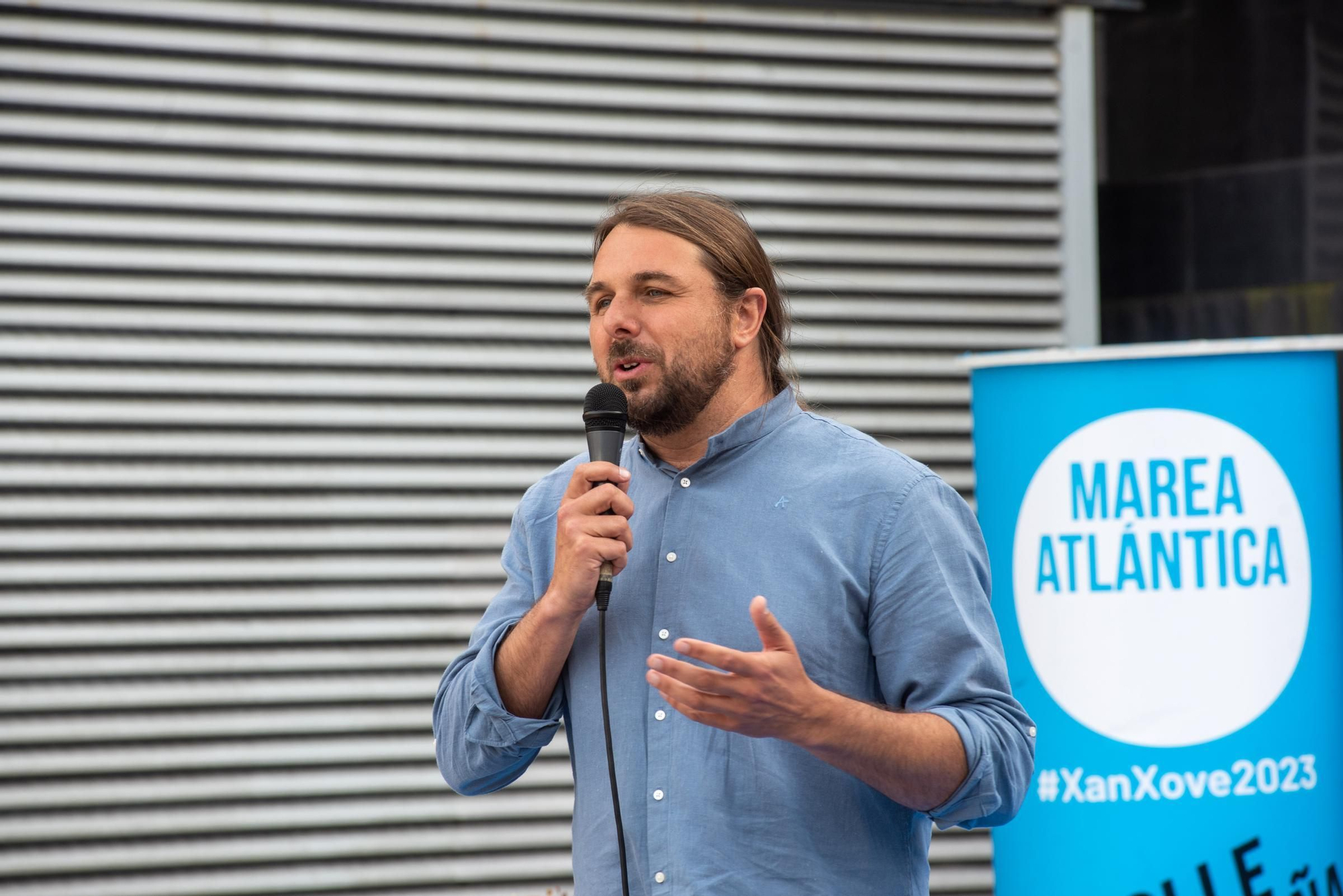 Elecciones municipales A Coruña: acto de Marea Atlántica en As Conchiñas