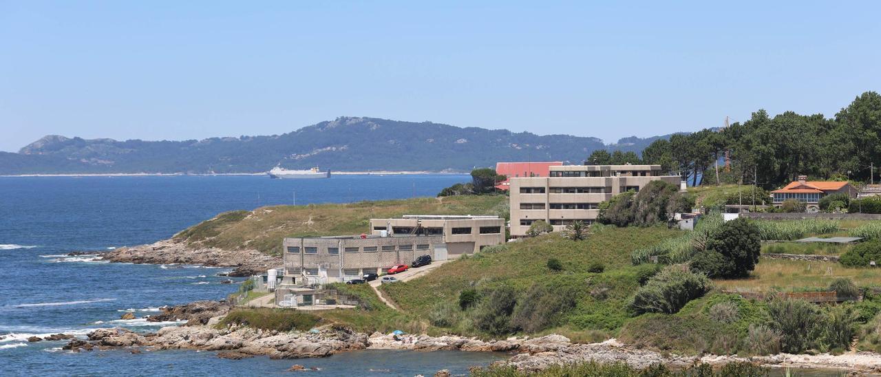 Vista de las instalaciones del IEO en Cabo Estai, en Vigo