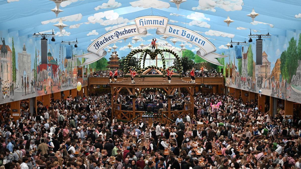 Inauguración del Oktoberfest en Múnich.