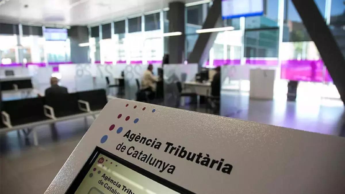 La oficina de la Agència Tributària de Catalunya.