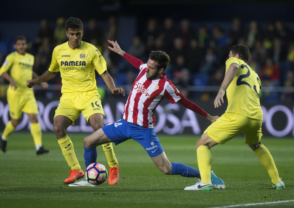 El partido del Villarreal y el Sporting, en imágenes