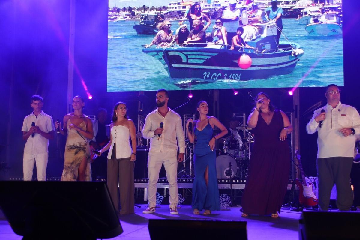 Gala de cantantes del municipio de Yaiza por las fiestas del Carmen en Playa Blanca