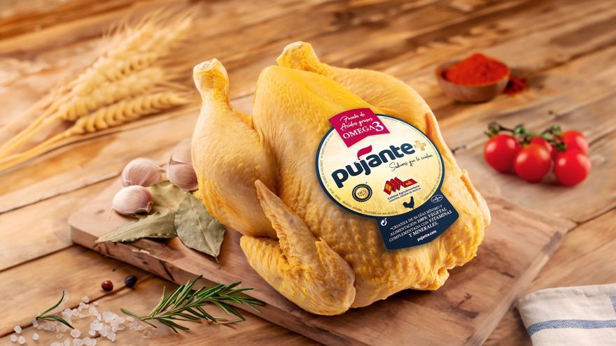 Pujante+ (Plus): el único pollo fuente de ácidos grasos Omega-3
