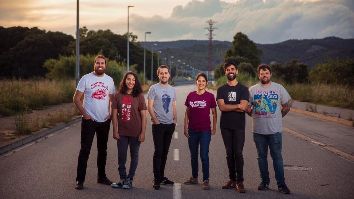 Els membres d'Ebri Knight en una imatge promocional.