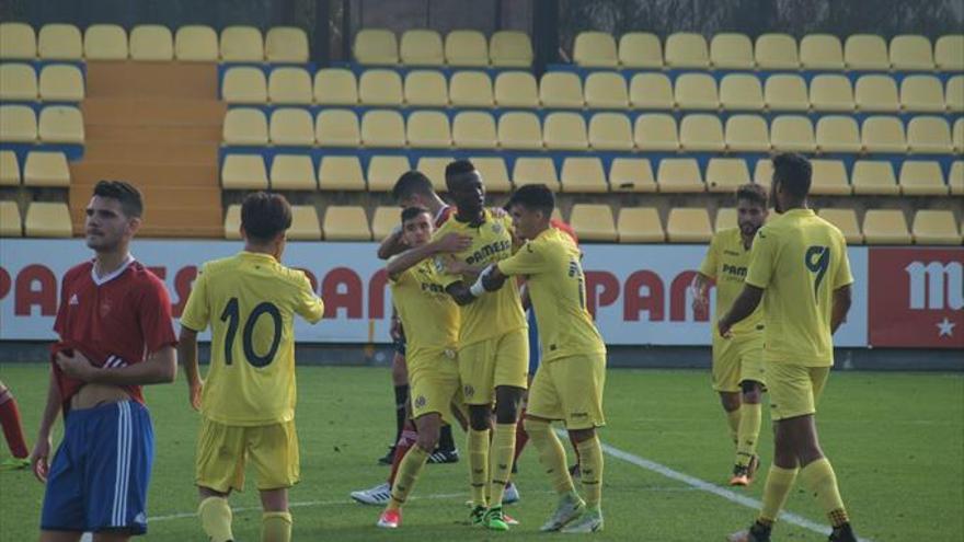 El Villarreal C hace gala de pegada ante el Borriol