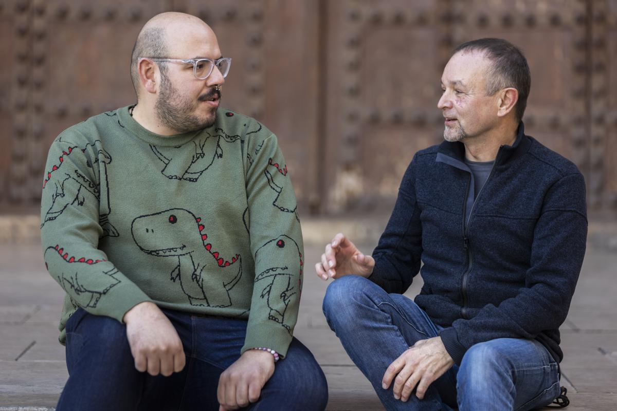 Valencia. Entrevista con dos personas en los que se esta probando la vacuna contra el VIH