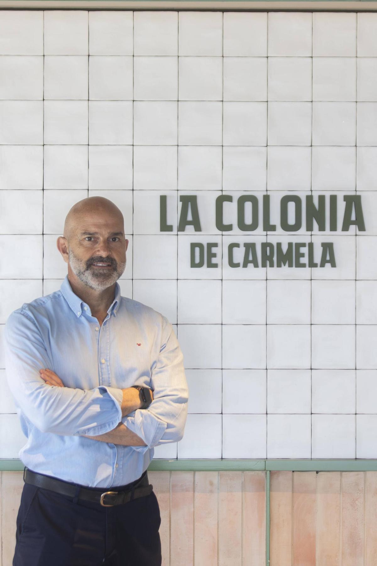 Toni Novo en "La colonia de Carmela", nuevo restaurante en la Patacona.