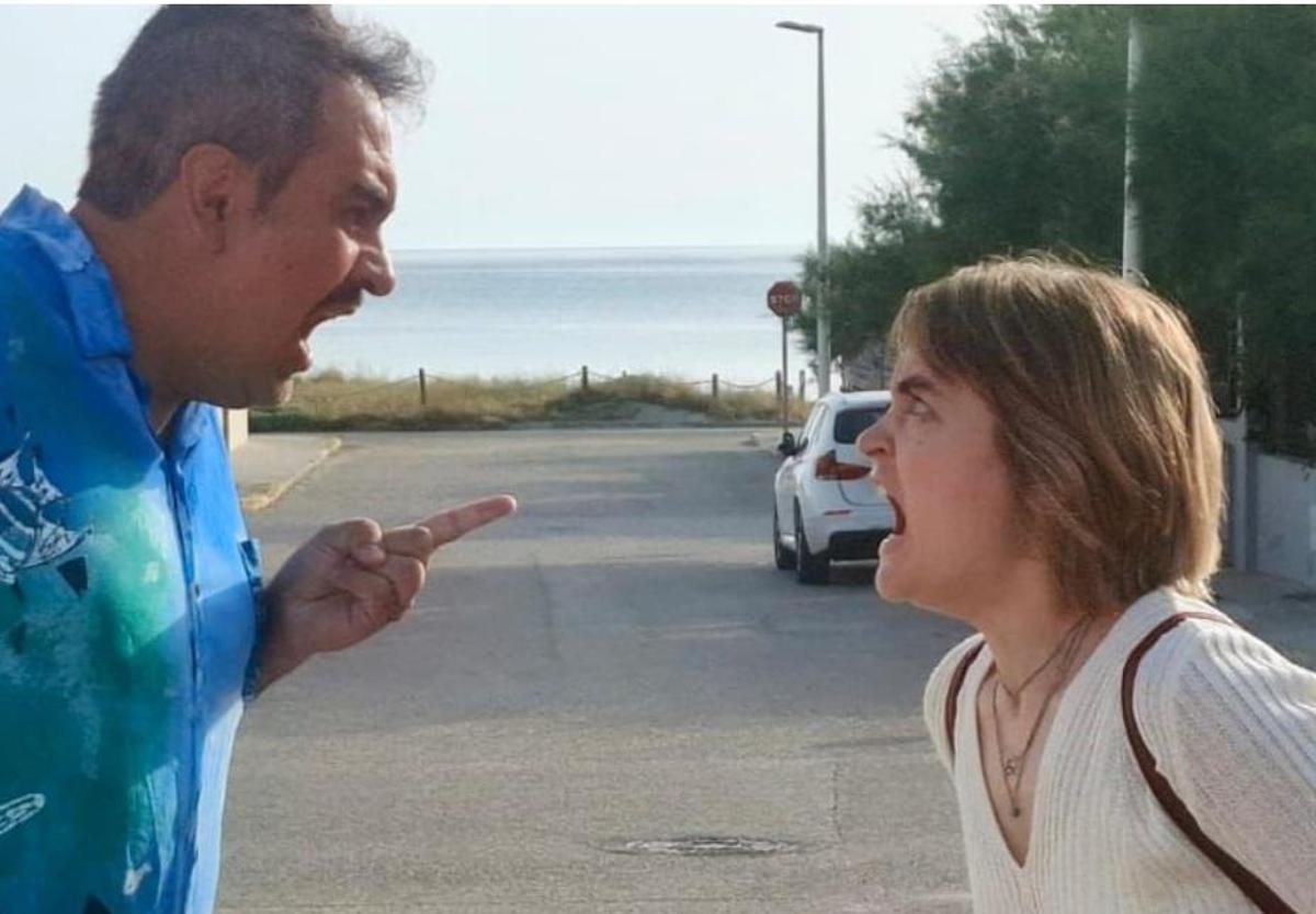 Los dos protagonistas de la película, interpretados por Frank Rodríguez y Mar Serna