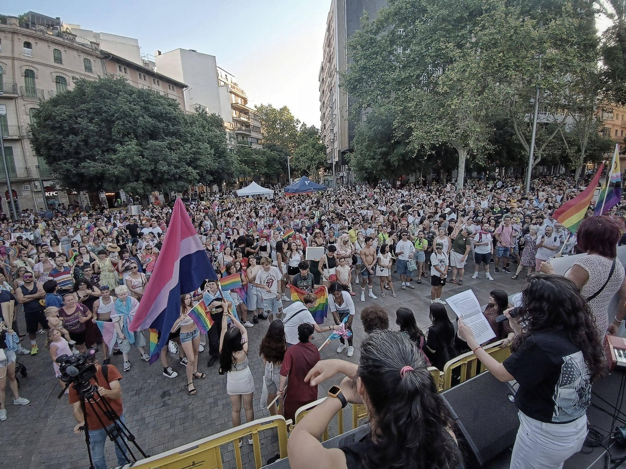 Orgullo 2025: las imágenes de las manifestaciones de Palma