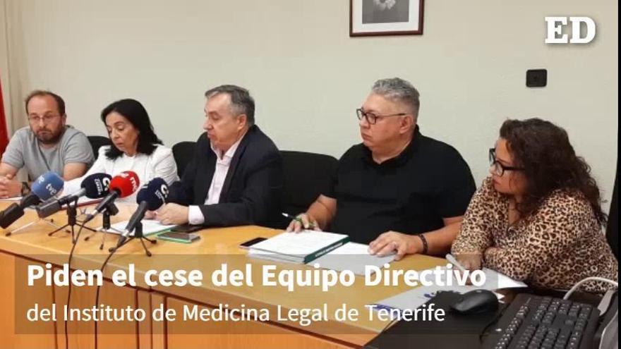 Piden el cese del Equipo Directivo del Instituto de Medicina Legal de Tenerife