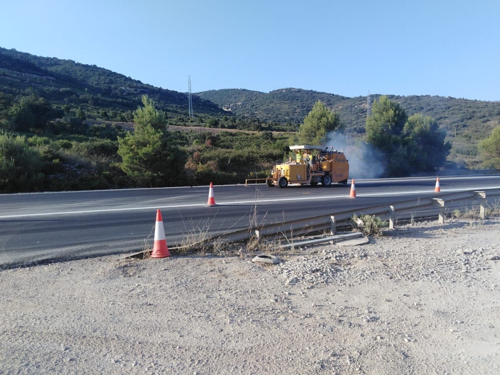 Las fotos de la nueva N-232 a punto de inaugurarse en Morella