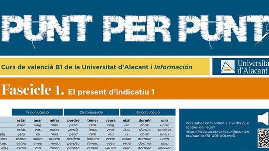 Curs de Valencià B1 de la UA, el próximo miércoles con INFORMACIÓN