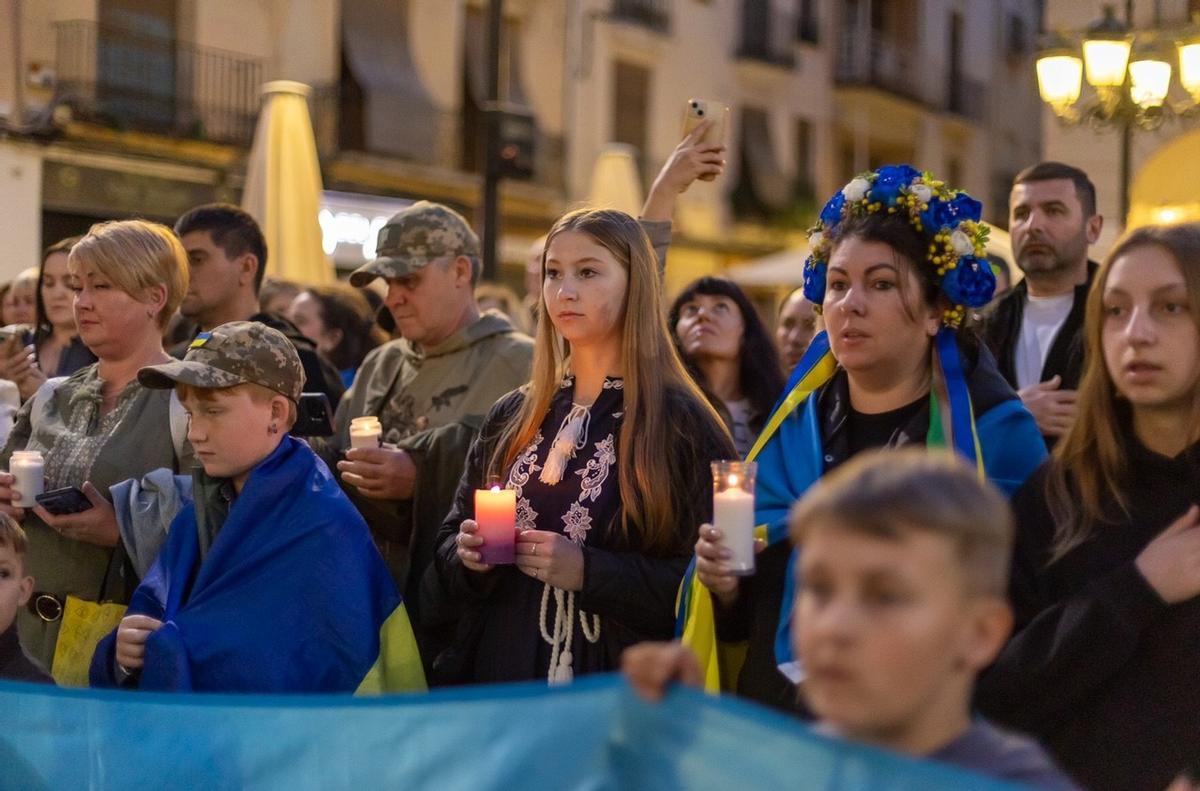 Muchas familias con niños.