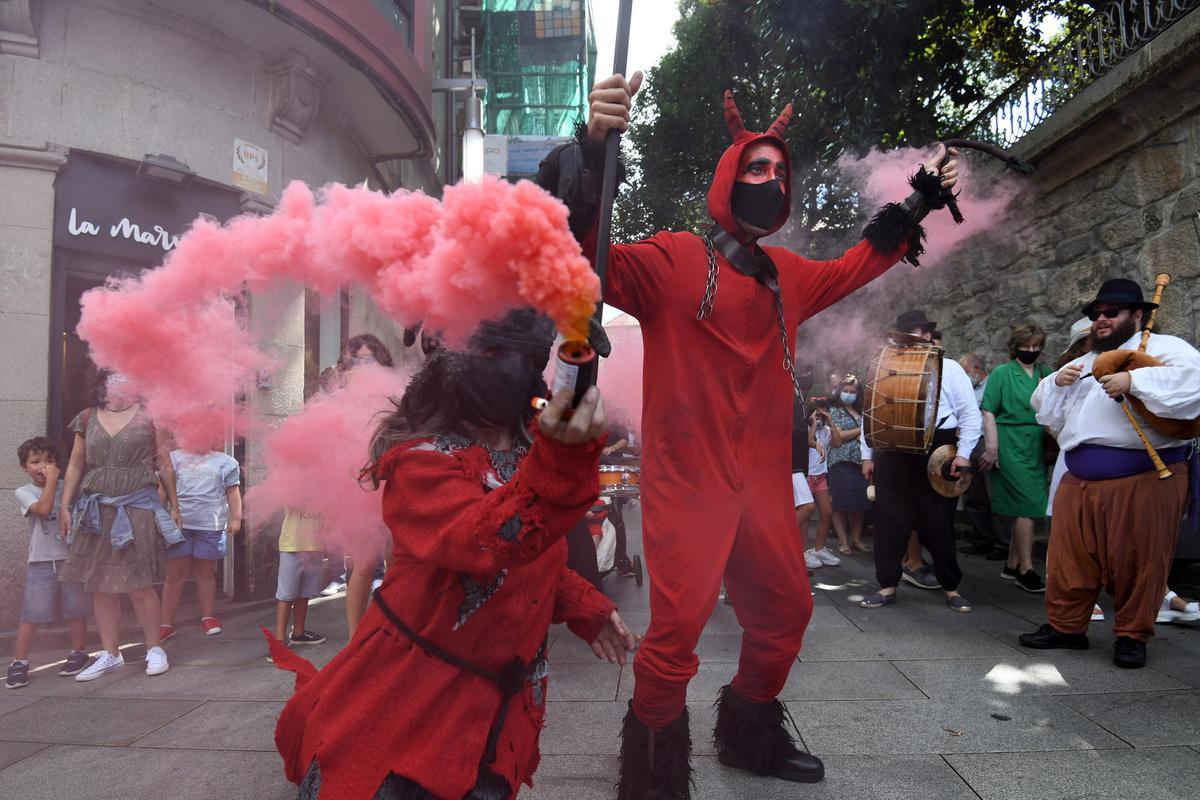 Pasacalles en la Festa do Demo del año pasado.