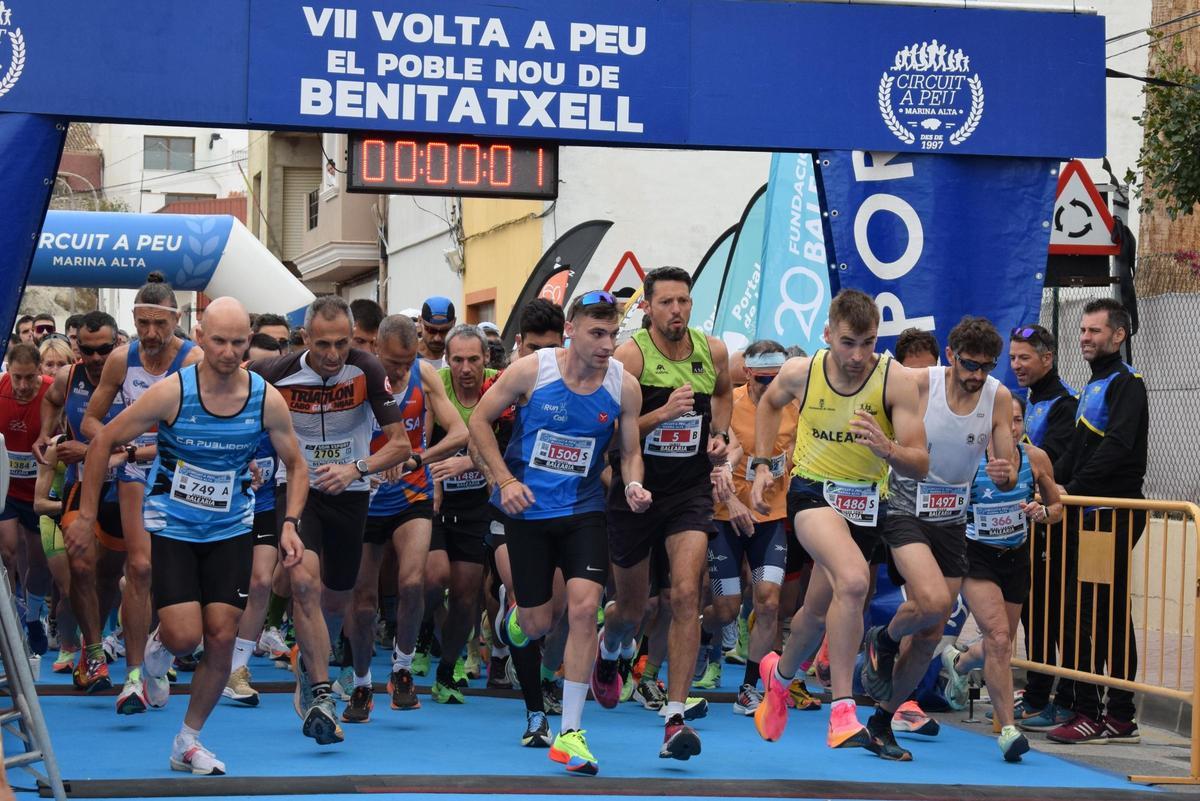La salida de la prueba del pasado año