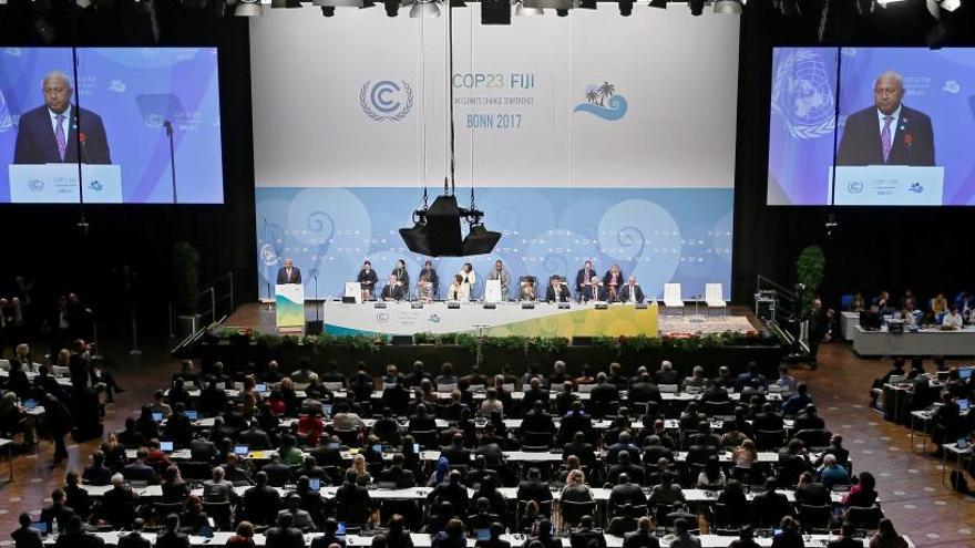 Inauguración de la cumbre sobre el Cambio Climático en Bonn.