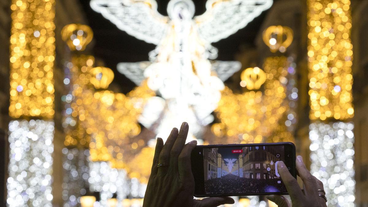 Encendido navideño en Málaga