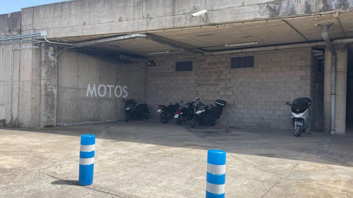 Nuevos aparcamientos para motos en Los Rodeos.