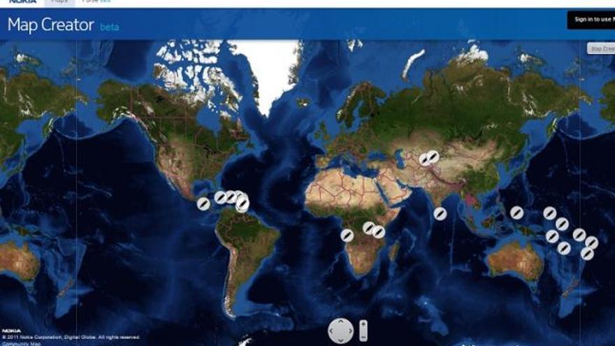 Modifica los mapas con Map Creator