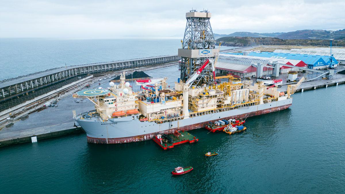 Plataforma petrolífera Noble Voyager.