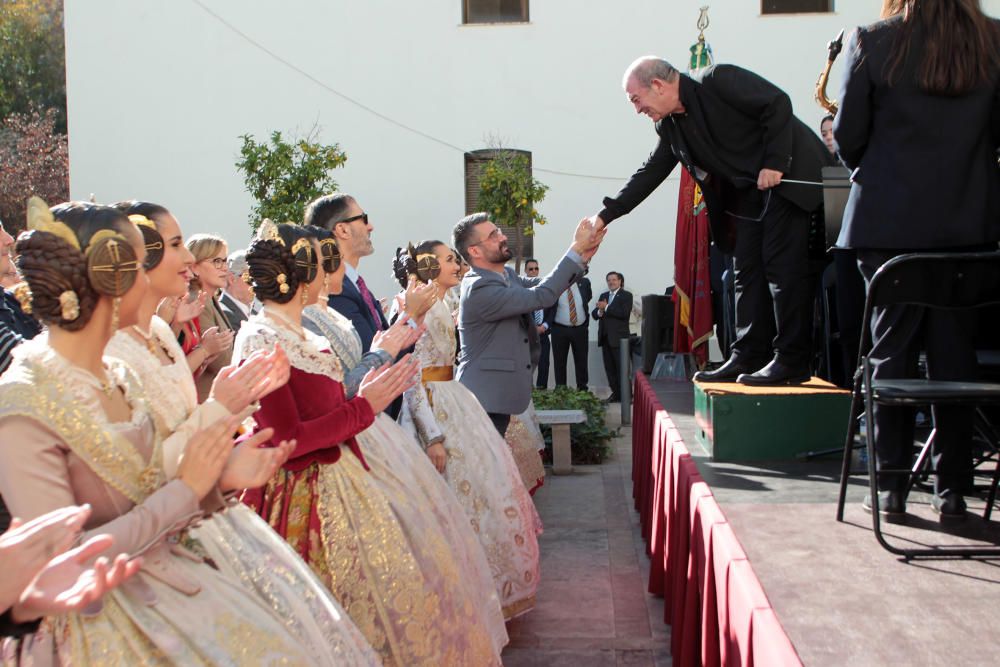 Mini-mascletà conmemorativa de la declaración de las Fallas como Patrimonio de la Humanidad