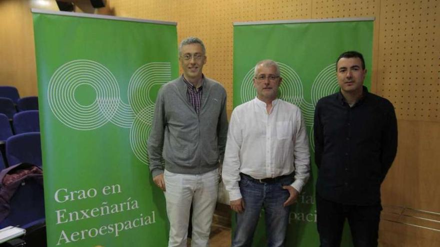 Iván Area, Arno Formella y Diego González. // Jesús Regal