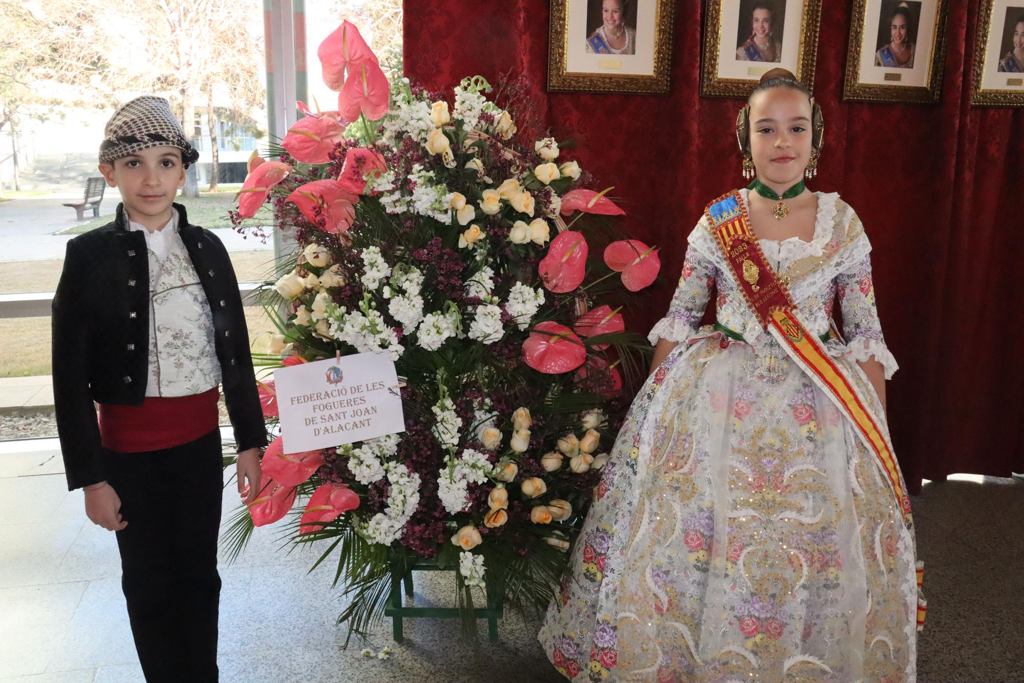 La "alfombra roja infantil" en la Exaltación de las Fallas 2023