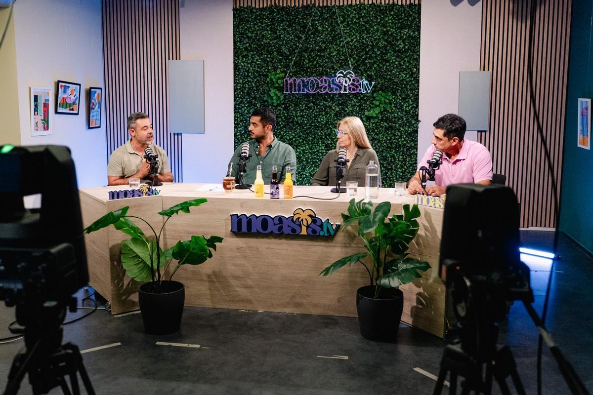 El estudio de Moasis TV