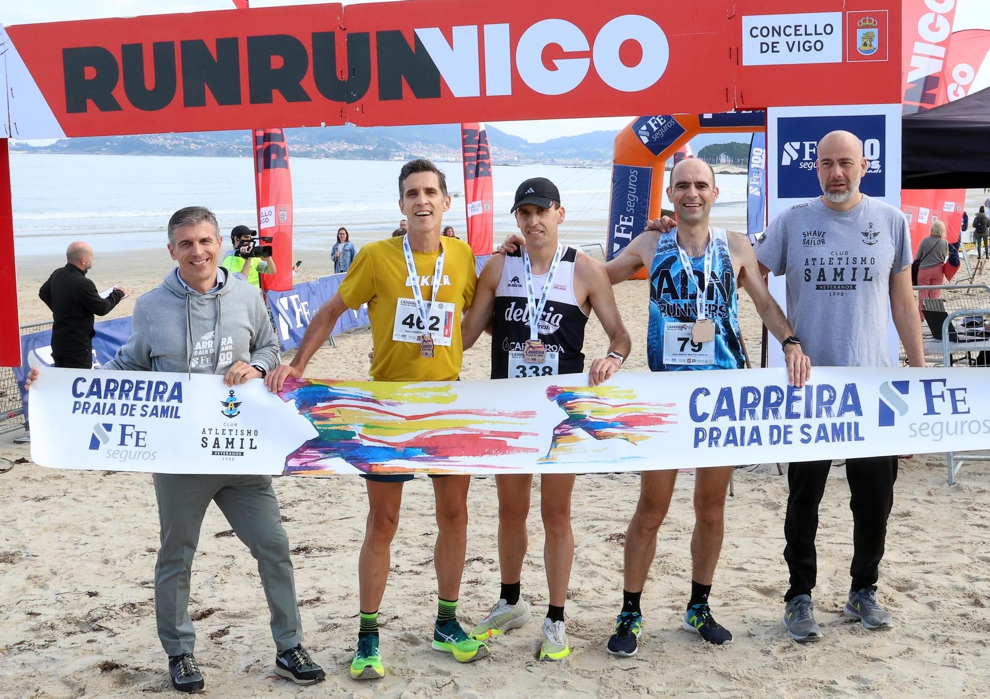 Sofía Freaza y Carlos Gutérrez se impusieron en la Carreira Praia de Samil