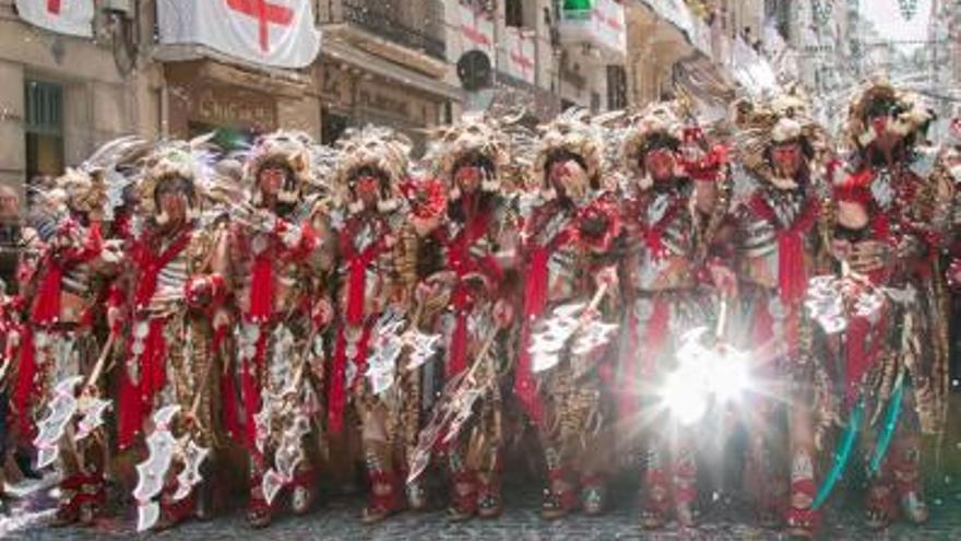 El sol deslumbró durante la Entrada Cristiana de 2018.