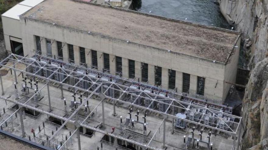 Instalaciones hidroeléctricas de Iberdrola en la provincia de Zamora.