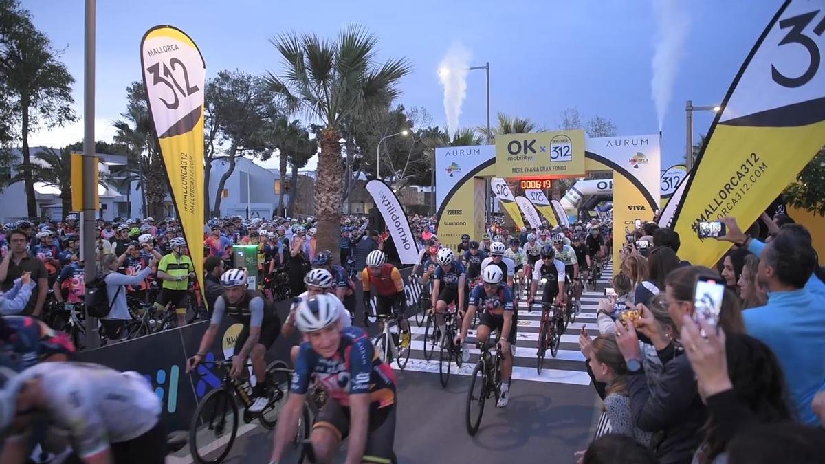 VIDEO | La Mallorca 312 llena de color las carreteras de la isla